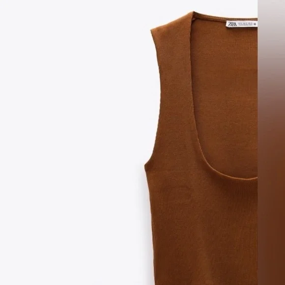 Zara Ribbed T-Shirt - Picture 4 of 5